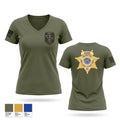 STARS Women's Short Sleeve V-neck Shirt - 1
