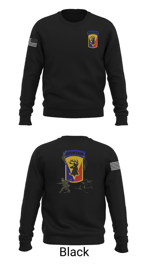 Crew Neck Sweatshirt, 86th IBCT, Army, Teamtime, Team time, sublimation, custom sports apparel, team uniforms, spirit wear, spiritwear, sports uniforms, custom shirts, team store, custom team store, fundraiser sports, apparel fundraiser