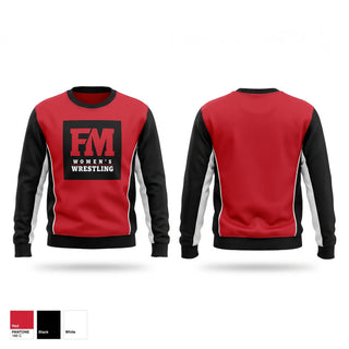 Crew Neck Sweatshirt, Fort Madison Bloodhounds, Wrestling, Teamtime, Team time, sublimation, custom sports apparel, team uniforms, spirit wear, spiritwear, sports uniforms, custom shirts, team store, custom team store, fundraiser sports, apparel fundraiser