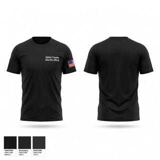 Short Sleeve Performance Shirt, Alpine County Sheriff's Office, Police, Teamtime, Team time, sublimation, custom sports apparel, team uniforms, spirit wear, spiritwear, sports uniforms, custom shirts, team store, custom team store, fundraiser sports, apparel fundraiser