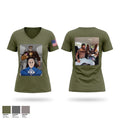 Utilities Platoon Women's Short Sleeve V-neck Shirt - 1
