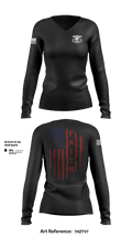 Rigger Women's Long Sleeve V-neck Shirt - 1