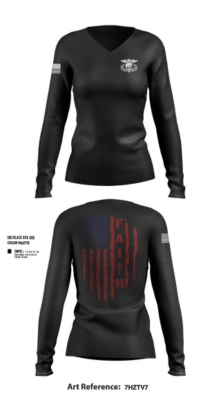 Womens Long Sleeve Vneck Shirt, Rigger, Army, Teamtime, Team time, sublimation, custom sports apparel, team uniforms, spirit wear, spiritwear, sports uniforms, custom shirts, team store, custom team store, fundraiser sports, apparel fundraiser