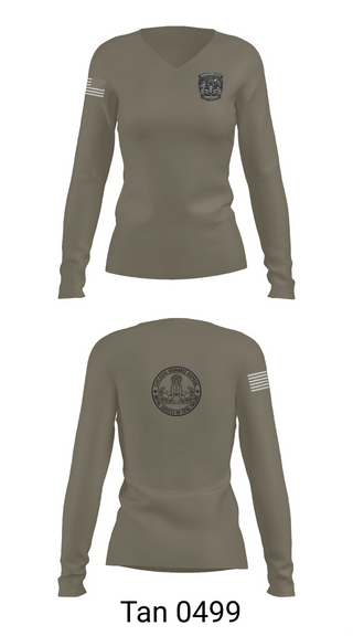 Womens Long Sleeve Vneck Shirt, Johnson City EOD, Police, Teamtime, Team time, sublimation, custom sports apparel, team uniforms, spirit wear, spiritwear, sports uniforms, custom shirts, team store, custom team store, fundraiser sports, apparel fundraiser