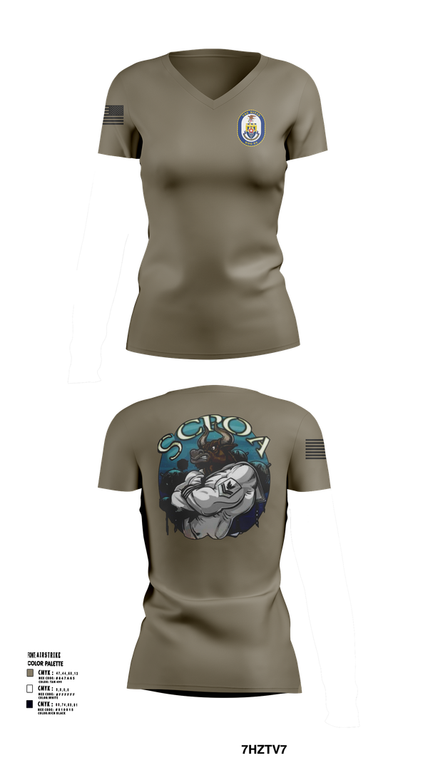 Womens Short Sleeve Vneck Shirt, Scpoa, Navy, Teamtime, Team time, sublimation, custom sports apparel, team uniforms, spirit wear, spiritwear, sports uniforms, custom shirts, team store, custom team store, fundraiser sports, apparel fundraiser