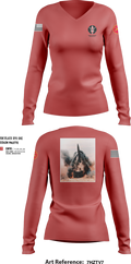 Lance missile reunion Women's Long Sleeve V-neck Shirt - 251