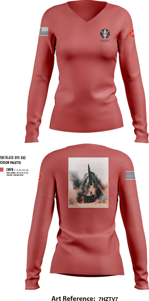 Womens Long Sleeve Vneck Shirt, , Army, Teamtime, Team time, sublimation, custom sports apparel, team uniforms, spirit wear, spiritwear, sports uniforms, custom shirts, team store, custom team store, fundraiser sports, apparel fundraiser