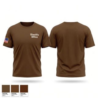 Old School Cotton Feel Shirt, Sheriff's Office, Police, Teamtime, Team time, sublimation, custom sports apparel, team uniforms, spirit wear, spiritwear, sports uniforms, custom shirts, team store, custom team store, fundraiser sports, apparel fundraiser