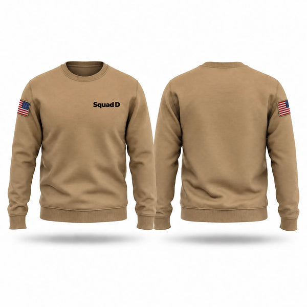 Crew Neck Sweatshirt, Squad D, Police, Teamtime, Team time, sublimation, custom sports apparel, team uniforms, spirit wear, spiritwear, sports uniforms, custom shirts, team store, custom team store, fundraiser sports, apparel fundraiser