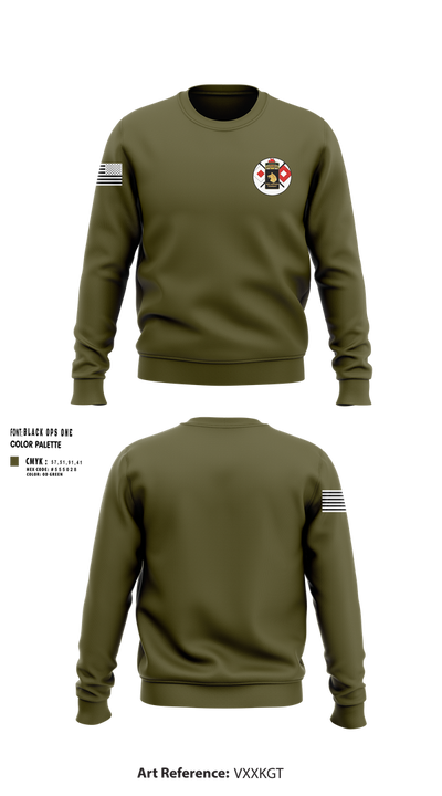 1-27 infantry 51490918 Crew Neck Sweatshirt - 251