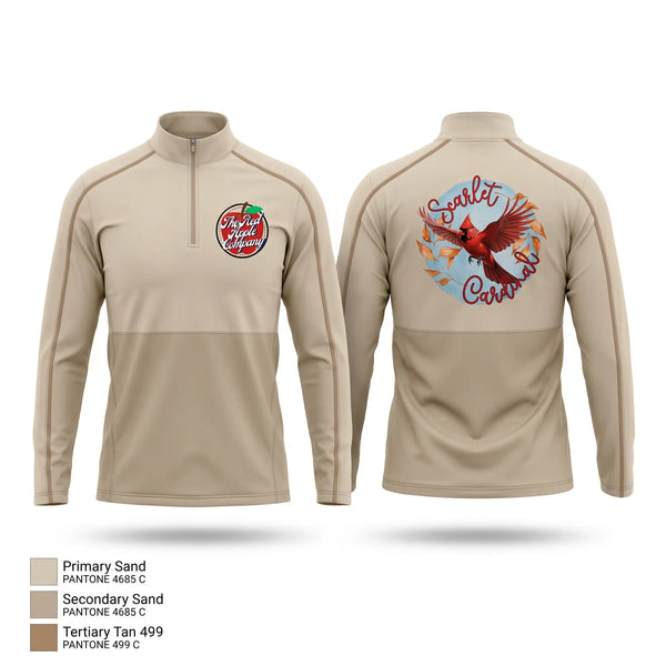 Quarter Zip Jacket, The Red Apple Company, Men's Soccer, Teamtime, Team time, sublimation, custom sports apparel, team uniforms, spirit wear, spiritwear, sports uniforms, custom shirts, team store, custom team store, fundraiser sports, apparel fundraiser