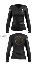 152 ESC 95946759 Women's Long Sleeve V-neck Shirt - 10