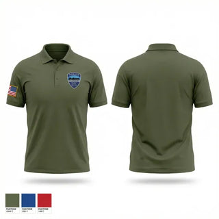 Short Sleeve Performance Polo, Tahlequah Police Department, Police, Teamtime, Team time, sublimation, custom sports apparel, team uniforms, spirit wear, spiritwear, sports uniforms, custom shirts, team store, custom team store, fundraiser sports, apparel fundraiser