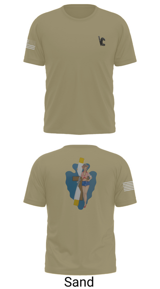 Old School Cotton Feel Shirt, B Co 1/114th Maintenance, Army, Teamtime, Team time, sublimation, custom sports apparel, team uniforms, spirit wear, spiritwear, sports uniforms, custom shirts, team store, custom team store, fundraiser sports, apparel fundraiser