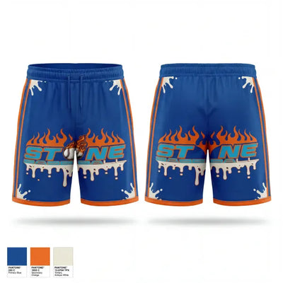 Stone Baseball 7288496 Athletic Shorts With Pockets - 1