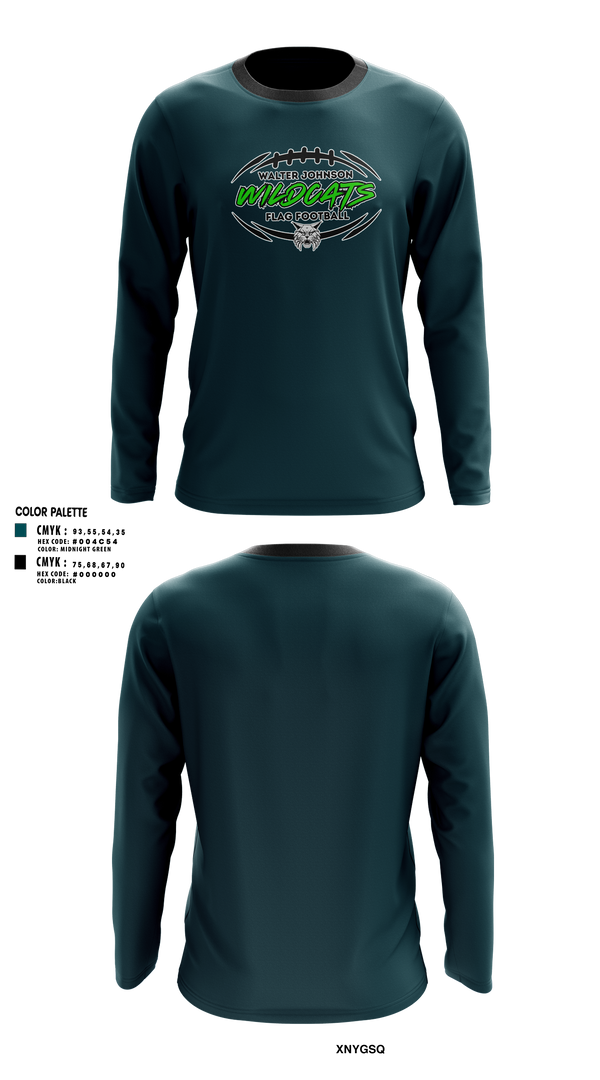 Long Sleeve Performance Shirt, Walter Johnson High School Wildcats, , Teamtime, Team time, sublimation, custom sports apparel, team uniforms, spirit wear, spiritwear, sports uniforms, custom shirts, team store, custom team store, fundraiser sports, apparel fundraiser