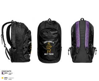 Gear Bag, Indianola Mat Tribe, Wrestling, Teamtime, Team time, sublimation, custom sports apparel, team uniforms, spirit wear, spiritwear, sports uniforms, custom shirts, team store, custom team store, fundraiser sports, apparel fundraiser