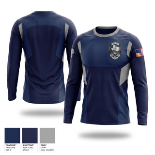 Long Sleeve Performance Shirt, Ferris ISD Police Department, Police, Teamtime, Team time, sublimation, custom sports apparel, team uniforms, spirit wear, spiritwear, sports uniforms, custom shirts, team store, custom team store, fundraiser sports, apparel fundraiser
