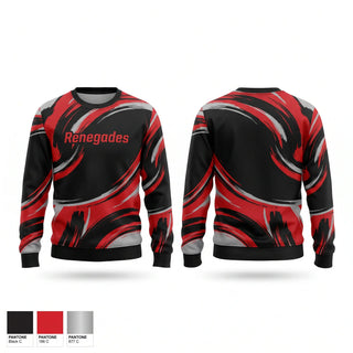 Crew Neck Sweatshirt, Renegades, Softball, Teamtime, Team time, sublimation, custom sports apparel, team uniforms, spirit wear, spiritwear, sports uniforms, custom shirts, team store, custom team store, fundraiser sports, apparel fundraiser