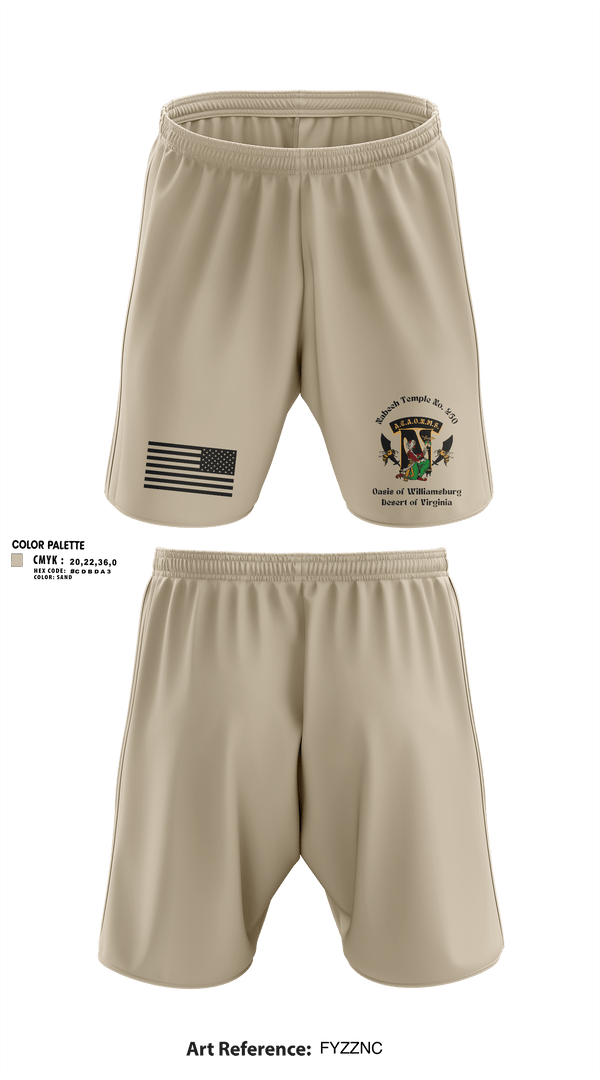 Athletic Shorts With Pockets, Nabeeh Temple #260, Army, Teamtime, Team time, sublimation, custom sports apparel, team uniforms, spirit wear, spiritwear, sports uniforms, custom shirts, team store, custom team store, fundraiser sports, apparel fundraiser