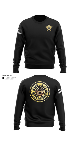 Crew Neck Sweatshirt, Certified Protection Agency, Navy, Teamtime, Team time, sublimation, custom sports apparel, team uniforms, spirit wear, spiritwear, sports uniforms, custom shirts, team store, custom team store, fundraiser sports, apparel fundraiser