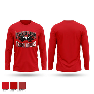 Carolina Track Hawks Long Sleeve Performance Shirt 2
