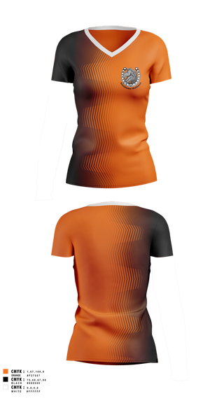 Womens Short Sleeve Vneck Shirt, Southwest Stallions, , Teamtime, Team time, sublimation, custom sports apparel, team uniforms, spirit wear, spiritwear, sports uniforms, custom shirts, team store, custom team store, fundraiser sports, apparel fundraiser