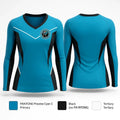 Titans 72220238 Women's Long Sleeve V-neck Shirt - 50