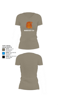 MARCOR DET FLW 77000119 Women's Short Sleeve V-neck Shirt - 64