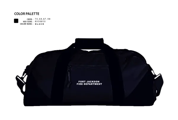 Duffle Bag, Fort Jackson Fire Department, , Teamtime, Team time, sublimation, custom sports apparel, team uniforms, spirit wear, spiritwear, sports uniforms, custom shirts, team store, custom team store, fundraiser sports, apparel fundraiser