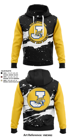 Hoodie, Mae Jemison Track and Field, Track & Field, Teamtime, Team time, sublimation, custom sports apparel, team uniforms, spirit wear, spiritwear, sports uniforms, custom shirts, team store, custom team store, fundraiser sports, apparel fundraiser