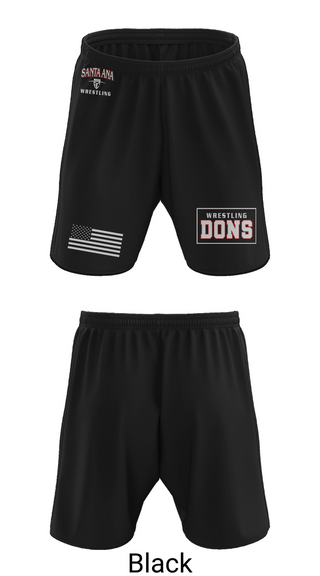 Athletic Shorts With Pockets, DONS, Wrestling, Teamtime, Team time, sublimation, custom sports apparel, team uniforms, spirit wear, spiritwear, sports uniforms, custom shirts, team store, custom team store, fundraiser sports, apparel fundraiser