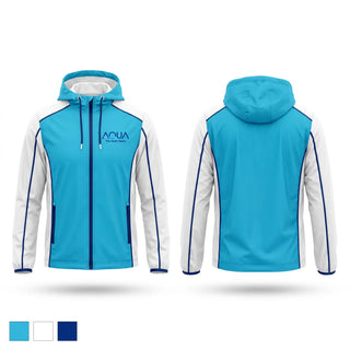 Windbreaker, Aqua the Swim Team, Swimming, Teamtime, Team time, sublimation, custom sports apparel, team uniforms, spirit wear, spiritwear, sports uniforms, custom shirts, team store, custom team store, fundraiser sports, apparel fundraiser