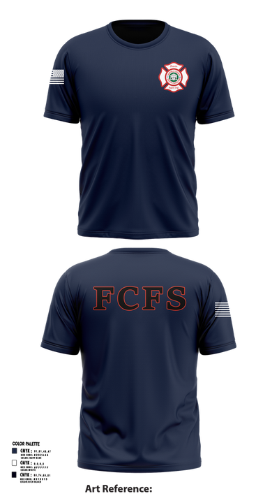 Fairfield County Fire Service 95108928 Short Sleeve Performance Shirt - 102