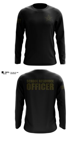 Long Sleeve Performance Shirt, Okaloosa County Sheriff’s Office SRO, Police, Teamtime, Team time, sublimation, custom sports apparel, team uniforms, spirit wear, spiritwear, sports uniforms, custom shirts, team store, custom team store, fundraiser sports, apparel fundraiser
