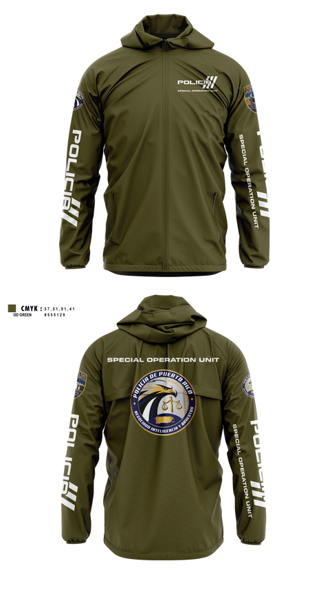 Windbreaker, Inteligencia criminal, Police, Teamtime, Team time, sublimation, custom sports apparel, team uniforms, spirit wear, spiritwear, sports uniforms, custom shirts, team store, custom team store, fundraiser sports, apparel fundraiser