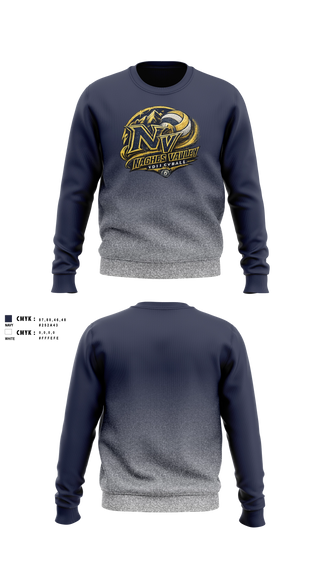 Crew Neck Sweatshirt, Naches Valley Ranger Track & Field, Track & Field, Teamtime, Team time, sublimation, custom sports apparel, team uniforms, spirit wear, spiritwear, sports uniforms, custom shirts, team store, custom team store, fundraiser sports, apparel fundraiser