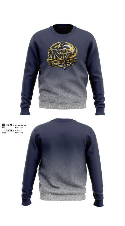 Naches Valley Ranger Basketball Crew Neck Sweatshirt - 11