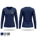 Criminal investigations bureau 24496085 Women's Long Sleeve V-neck Shirt - 1