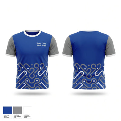 Graves County Middle School Short Sleeve Performance Shirt - 1
