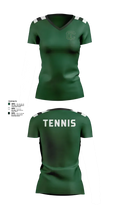 Cass Technical High School Girls Varsity Tennis Team 63156221 Women's Short Sleeve V-neck Shirt - 3