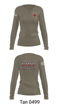 Stantonsburg-Moyton Fire #3 24485646 Women's Long Sleeve V-neck Shirt - 11