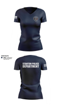 Stanton Police Women's Short Sleeve V-neck Shirt - 12