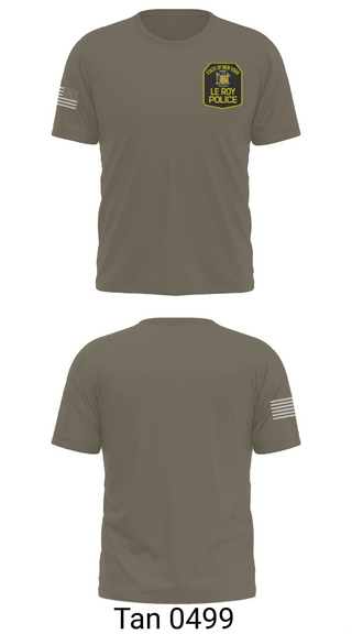 Old School Cotton Feel Shirt, LE ROY POLICE DEPARTMENT, Police, Teamtime, Team time, sublimation, custom sports apparel, team uniforms, spirit wear, spiritwear, sports uniforms, custom shirts, team store, custom team store, fundraiser sports, apparel fundraiser