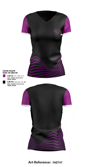 Womens Short Sleeve Vneck Shirt, Simplicity Dance Team, Cheer, Teamtime, Team time, sublimation, custom sports apparel, team uniforms, spirit wear, spiritwear, sports uniforms, custom shirts, team store, custom team store, fundraiser sports, apparel fundraiser