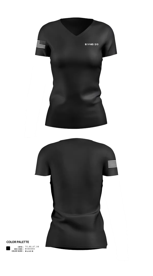 Womens Short Sleeve Vneck Shirt, B 1-145 / 2-3, , Teamtime, Team time, sublimation, custom sports apparel, team uniforms, spirit wear, spiritwear, sports uniforms, custom shirts, team store, custom team store, fundraiser sports, apparel fundraiser