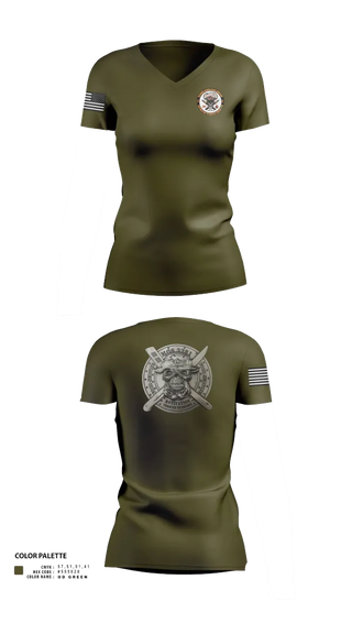 Womens Short Sleeve Vneck Shirt, Marine wing support squadron 273, , Teamtime, Team time, sublimation, custom sports apparel, team uniforms, spirit wear, spiritwear, sports uniforms, custom shirts, team store, custom team store, fundraiser sports, apparel fundraiser