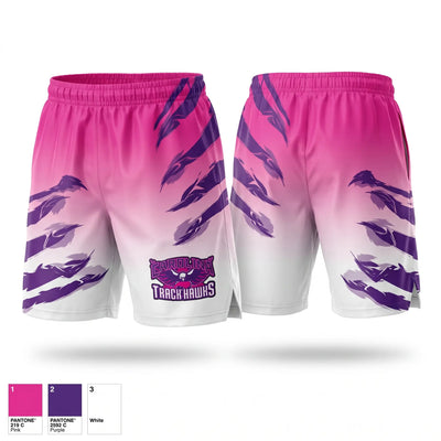 Carolina Track Hawks Track Shorts - 1