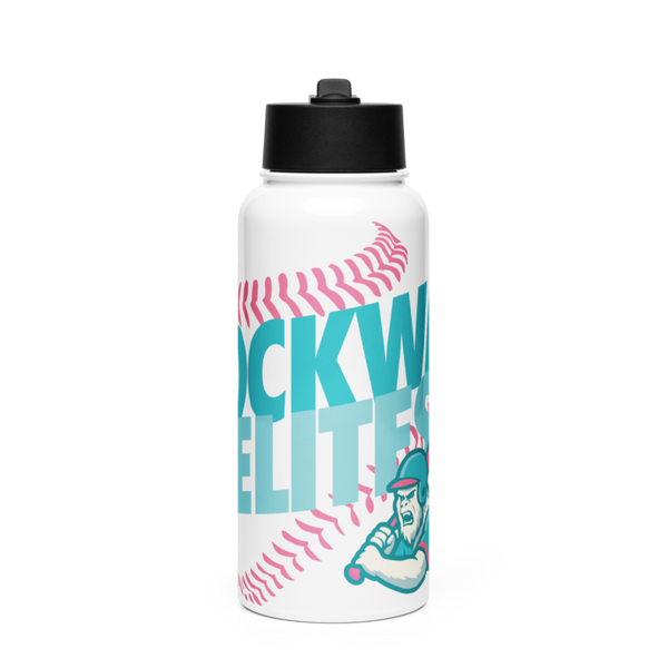 Shockwave Elites Stainless Steel Water Bottle with a Straw Lid