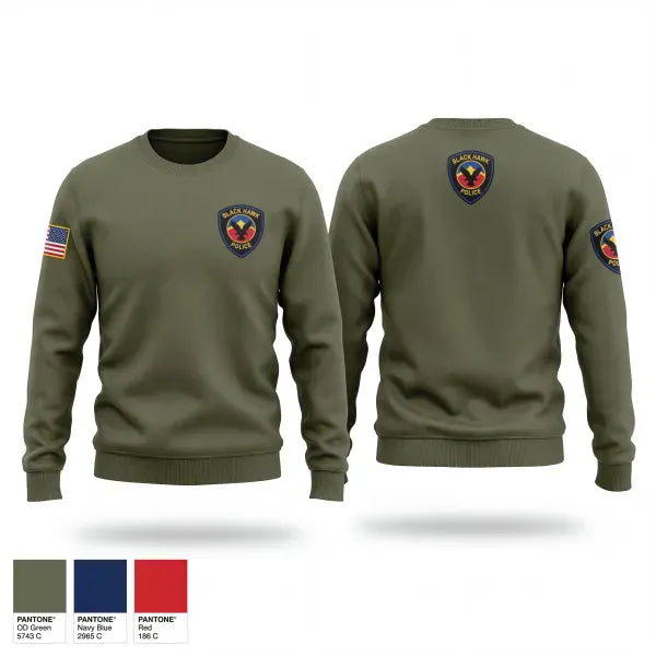 Crew Neck Sweatshirt, Police, Police, Teamtime, Team time, sublimation, custom sports apparel, team uniforms, spirit wear, spiritwear, sports uniforms, custom shirts, team store, custom team store, fundraiser sports, apparel fundraiser
